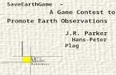 SaveEarthGame  -  A Game Contest to  Promote Earth Observations