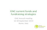 GNC current funds and fundraising strategies