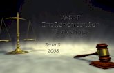 VASSP Implementation Workshops
