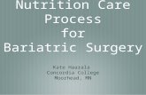 Nutrition Care Process for Bariatric Surgery