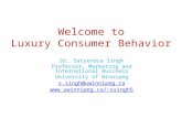 Welcome to Luxury Consumer Behavior