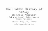 The Hidden History of  Bildung  in Anglo-American Educational Discourse