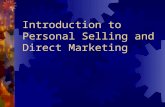 Introduction to Personal Selling and Direct Marketing
