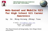Web-based  and  Mobile GIS  for High School GIS Career Awareness