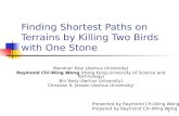 Finding Shortest Paths on Terrains by Killing Two Birds with One Stone