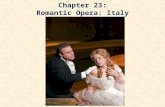 Chapter 23: Romantic Opera: Italy