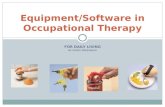 Equipment/Software in Occupational Therapy
