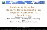 Ukraine & Russia:   Recent Developments in Export Controls & Sanctions