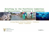 Briefing to the Portfolio Committee on Agriculture, Forestry & Fisheries