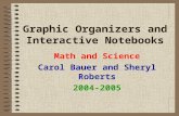 Graphic Organizers and Interactive Notebooks