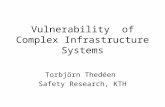 Vulnerability  of Complex Infrastructure Systems