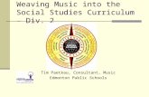 Weaving Music into the Social Studies Curriculum – Div. 2