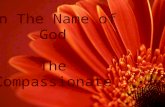 In The Name of God             The Compassionate                     The Merciful
