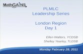 PLMLC Leadership Series London Region Day 1