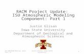 Justin Glisan Iowa State University Department of Geological and Atmospheric Sciences