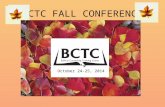 BCTC FALL CONFERENCE