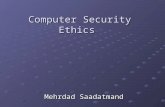 Computer Security Ethics