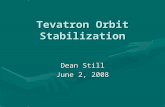 Tevatron Orbit Stabilization