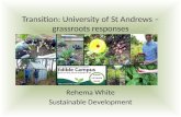 Transition: University of St Andrews – grassroots responses