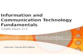 Information and Communication Technology Fundamentals