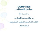 COMP 3306 مبادئ الشبكات محاضرة (6) م. هالة محمد العزازي الكلية الجامعية للعلوم التطبيقية 2011-2012