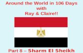 Around the World in 106 Days with Ray & Claire!! Part 8 –  Sharm El Sheikh