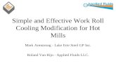 Simple and Effective Work Roll Cooling Modification for Hot Mills