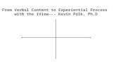From Verbal Content to Experiential Process  with the iView--- Kevin Polk, Ph.D