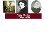 Percy Shelley (1792â€”1822)