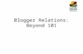 Blogger Relations: Beyond 101