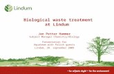 Biological waste treatment at Lindum