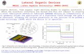 Lateral Organic Devices MRSEC (Johns Hopkins University) DMR05-20491
