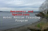 Awareness and Operations  Water Rescue Training Program
