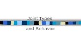 Joint Types  and Behavior