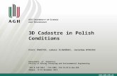 3D Cadastre in Polish Conditions