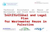 Institutional and Legal Plan  for Wastewater Reuse in Palestine