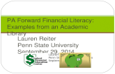 PA Forward Financial Literacy: Examples from an Academic Library