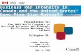 Business R&D Intensity in Canada and the United States: Does Firm Size Matter?