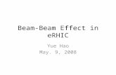 Beam-Beam Effect in eRHIC
