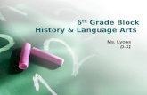 6 th  Grade Language  Arts