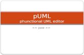pUML phunctional UML editor