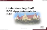 Understanding Staff PCR Appointments in SAP