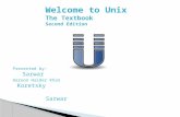 Welcome to Unix  The Textbook  Second  E dition