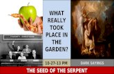 WHAT REALLY TOOK PLACE IN THE GARDEN?