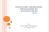 Investors’ Awareness Programme by -  Rajesh  Chura                    - FCS
