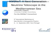 KM3NeT: A Next Generation  Neutrino Telescope in the Mediterranean Sea