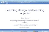 Learning design and learning objects