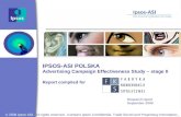 IPSOS-ASI POLSKA Advertising Campaign Effectiveness Study – stage II Report compiled for