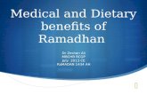 Medical and Dietary benefits of Ramadhan
