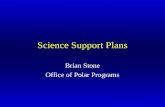 Science Support Plans